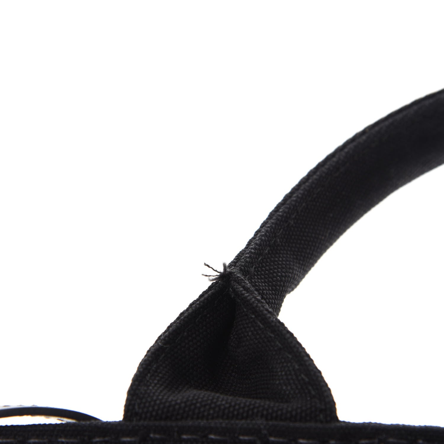 Prada Plexiglass Canapa Small Shopper Tote Black 9 of 11