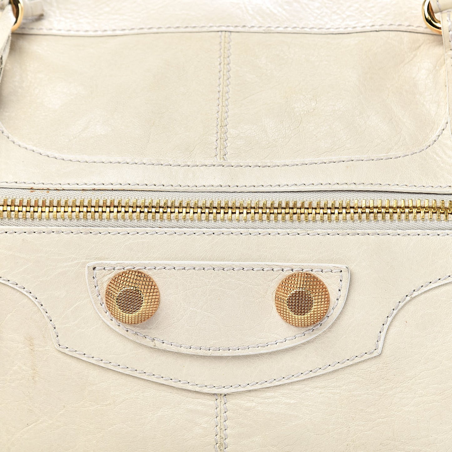 Agneau Giant 21 Gold Hardware Work Natural