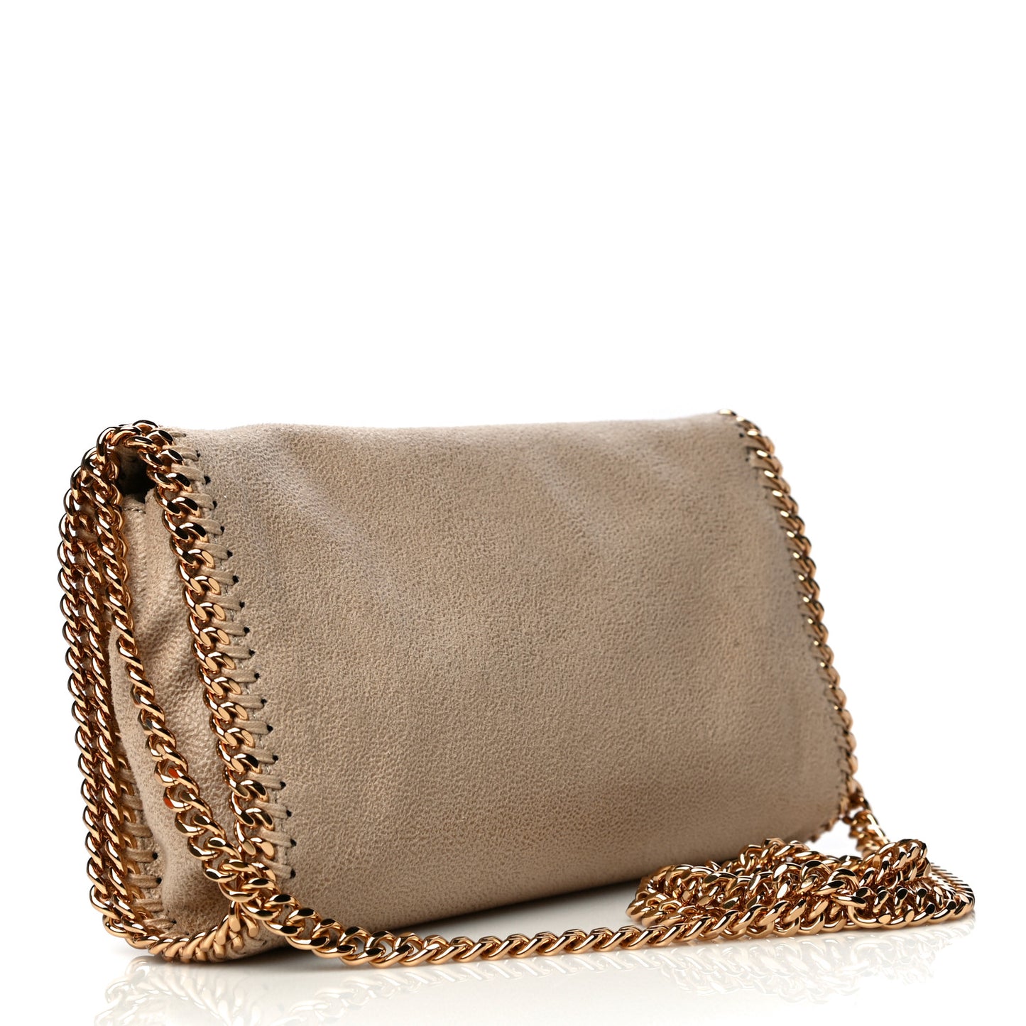 Shaggy Deer Falabella Crossbody Bag Beige