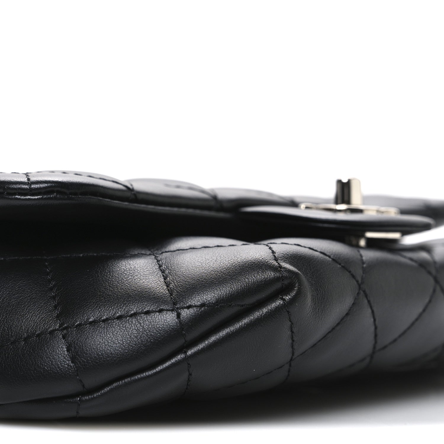 Chanel Calfskin Quilted CC Uniform Flap Belt Bag Black 10 of 11