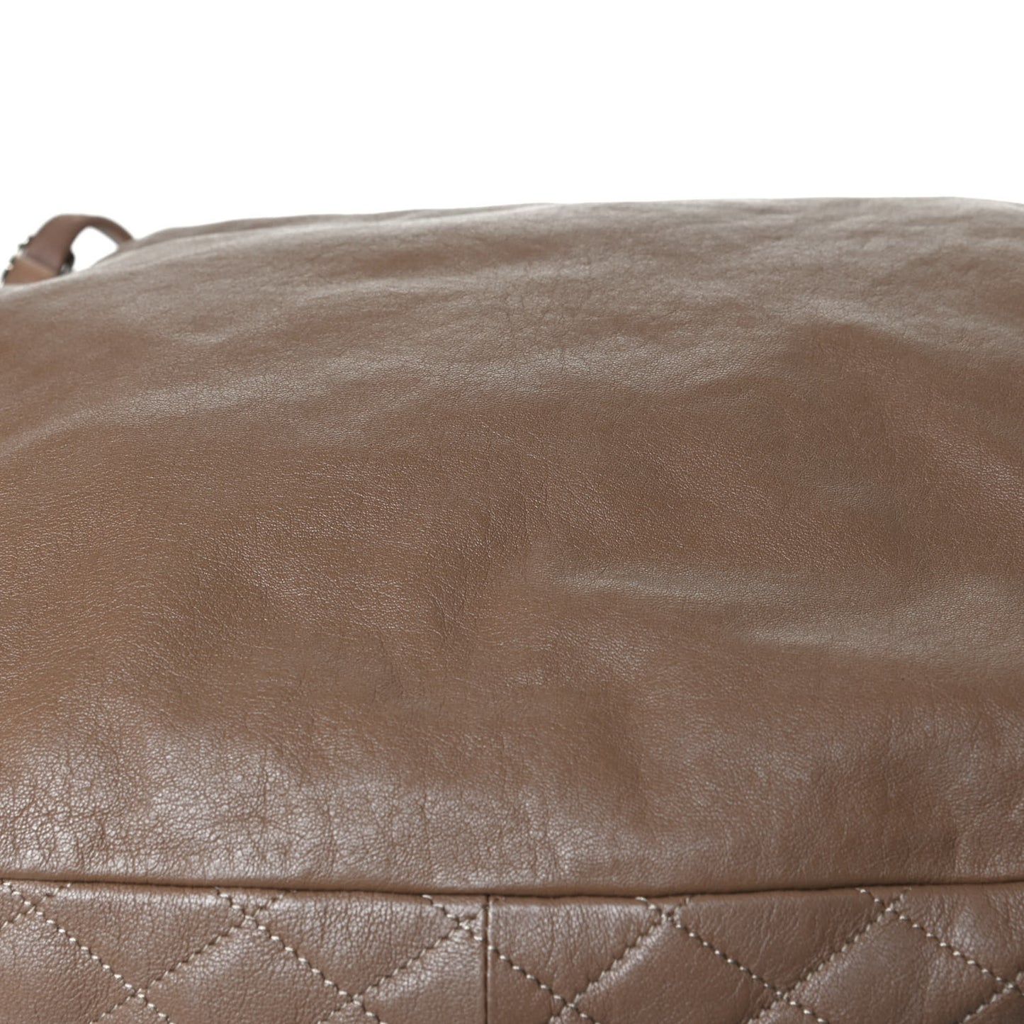 Lambskin Biker Hobo Beige