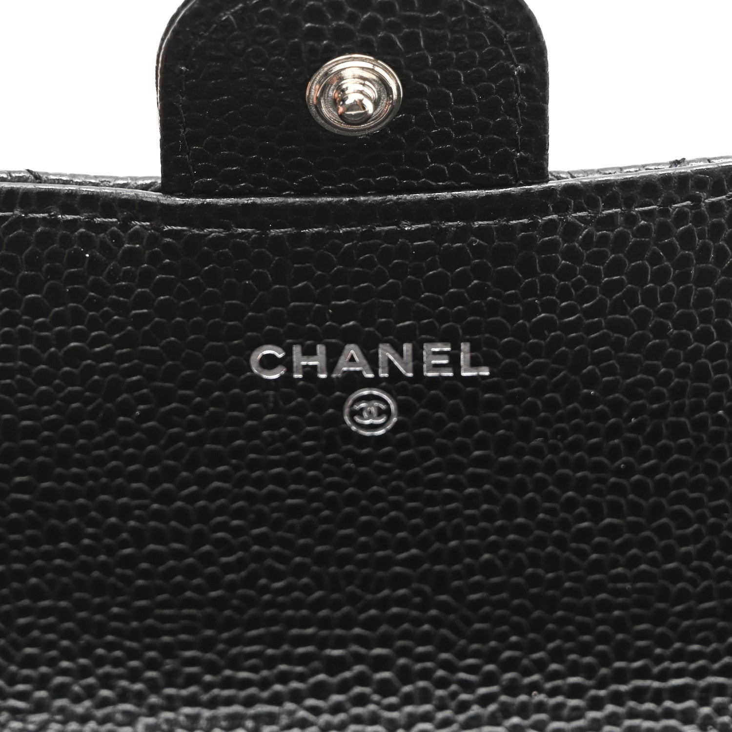 Chanel Caviar Quilted Large Gusset Flap Wallet Black 6 of 9