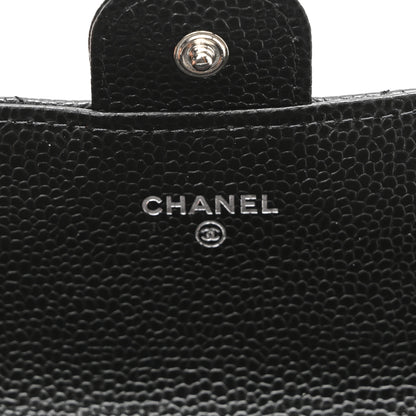 Chanel Caviar Quilted Large Gusset Flap Wallet Black 6 of 9
