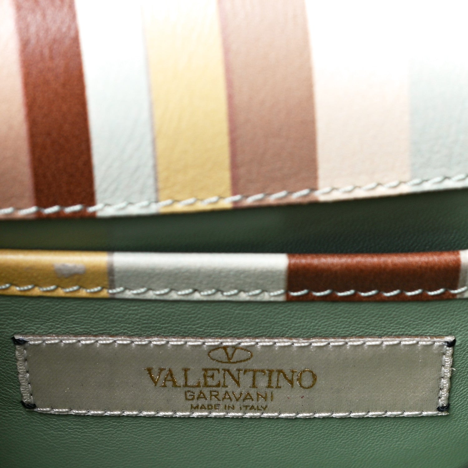 Valentino Garavani Vitello Native Couture 1975 Rockstud Crossbody Messenger Bag Multicolor 6 of 11