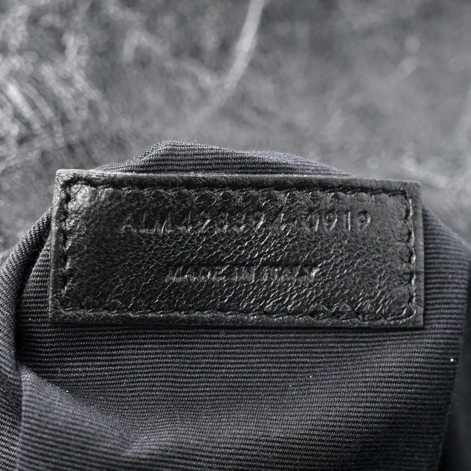 Saint Laurent Crinkled Calfskin Matelasse Monogram Medium Niki Chain Satchel Black 7 of 13