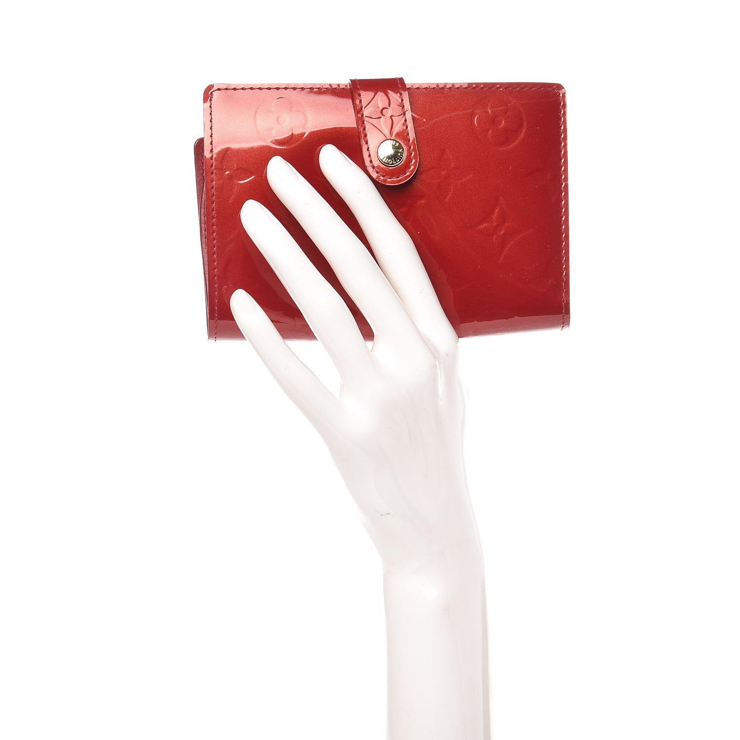 Louis Vuitton Vernis French Purse Wallet Pomme D'Amour 2 of 7