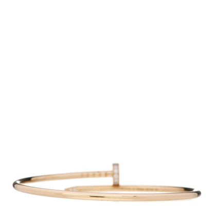 Cartier 18K Yellow Gold Diamond Small Juste Un Clou Bracelet 16 2 of 4