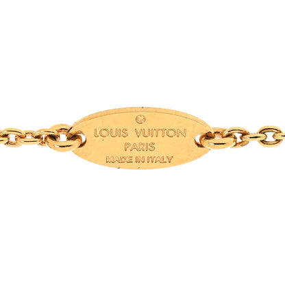 Louis Vuitton Essential V Necklace Gold 5 of 6