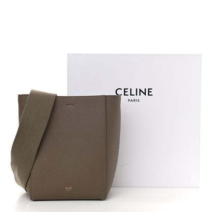 Celine Soft Grained Calfskin Small Sangle Bucket Bag Taupe 15 of 15
