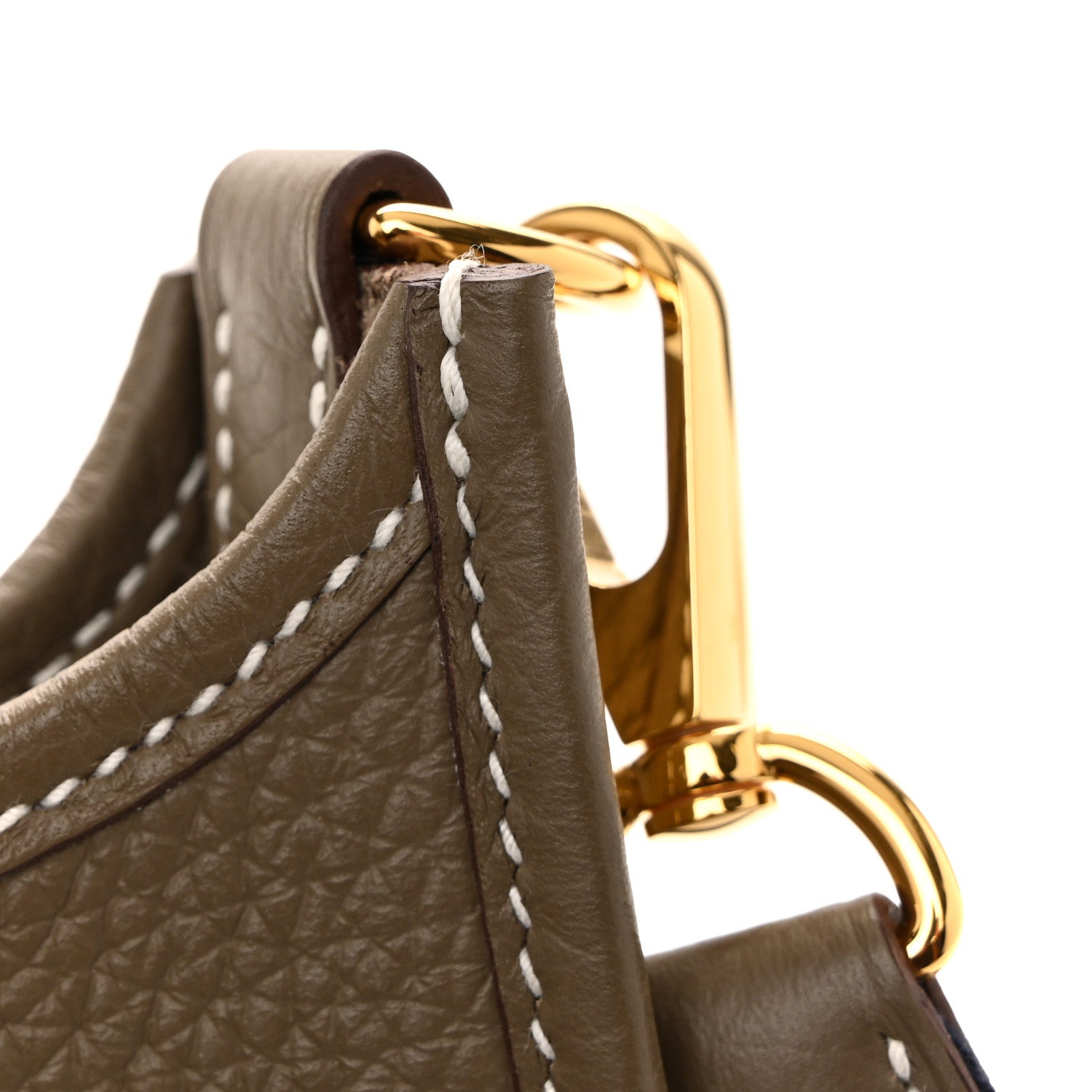 Hermes Taurillon Clemence Amazone Evelyne TPM Etoupe Bleu Indigo 12 of 13
