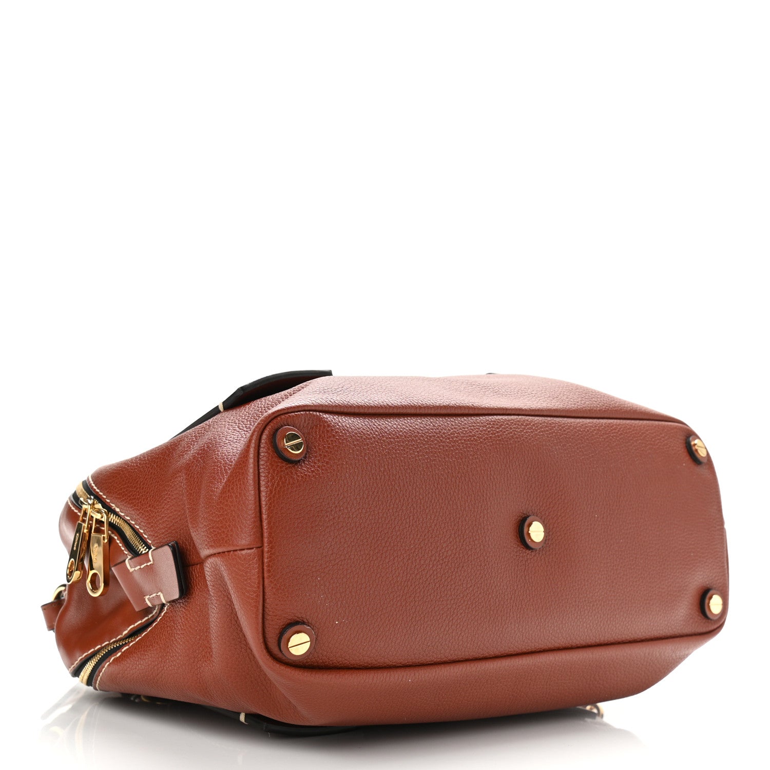 Chloe Calfskin Medium Daria Sepia Brown 3 of 10