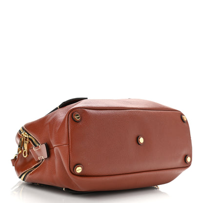 Chloe Calfskin Medium Daria Sepia Brown 3 of 10