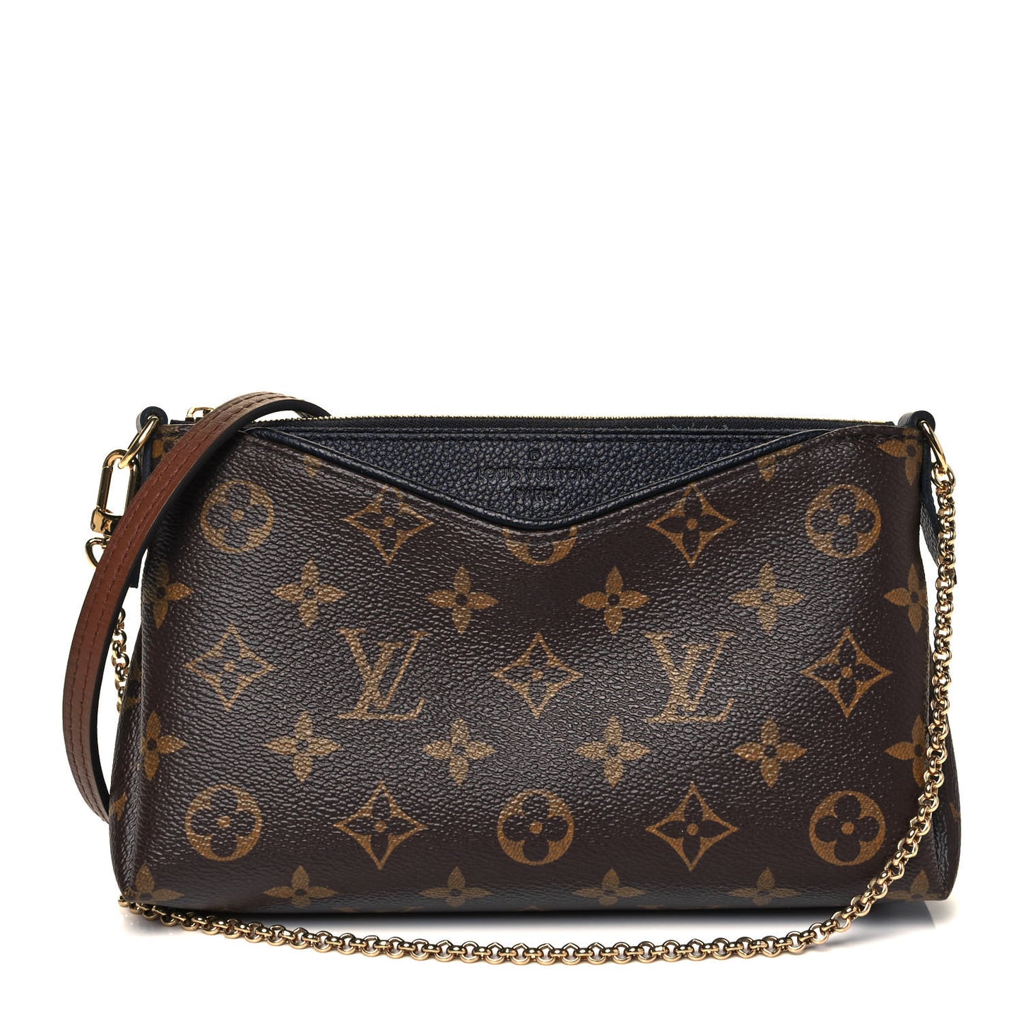 Monogram Pallas Clutch Black