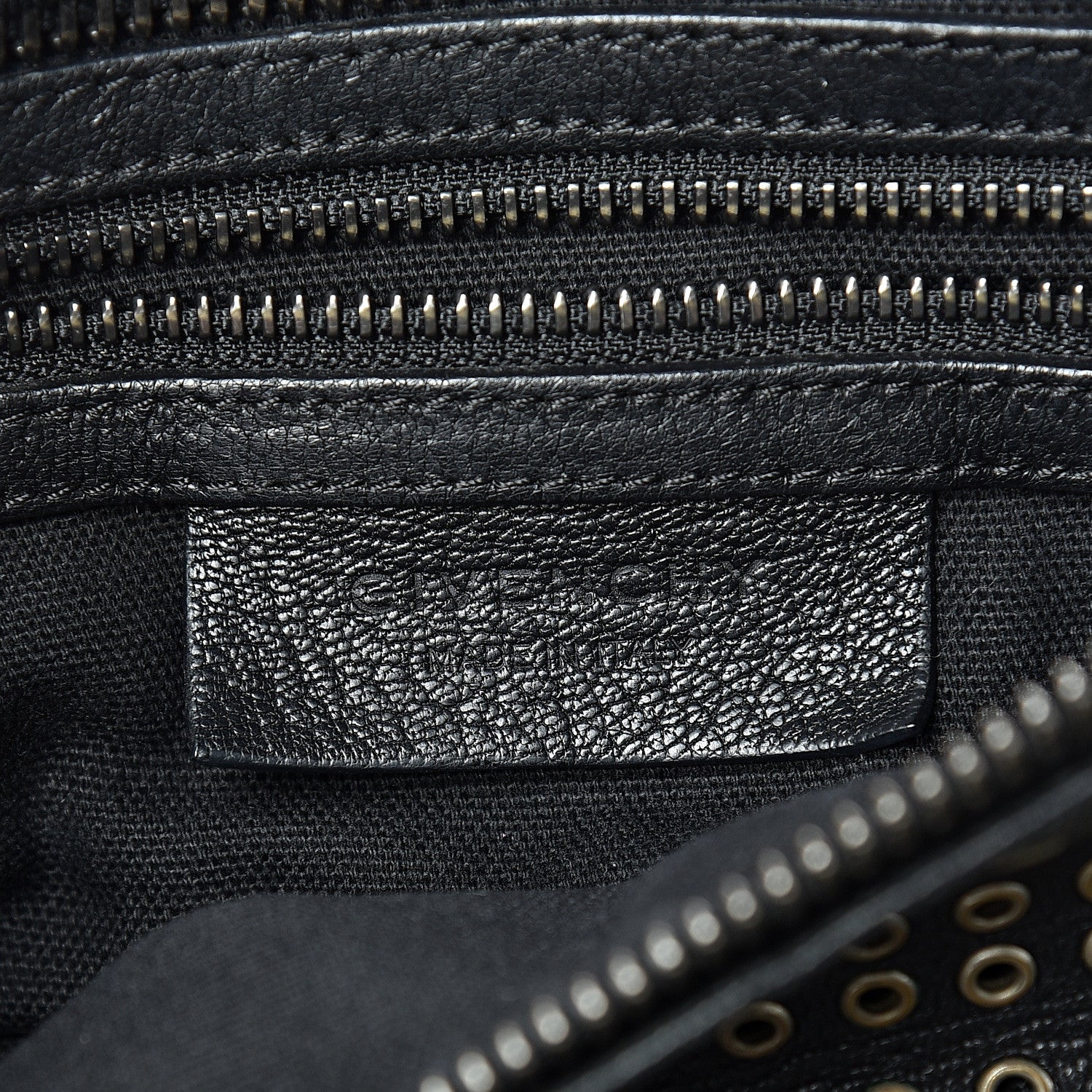 Givenchy Sugar Goatskin Grommet Small Pandora Black 6 of 12