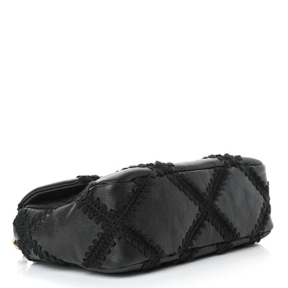 Chanel Calfskin Crochet Medium Chanel 19 Flap Black 3 of 4