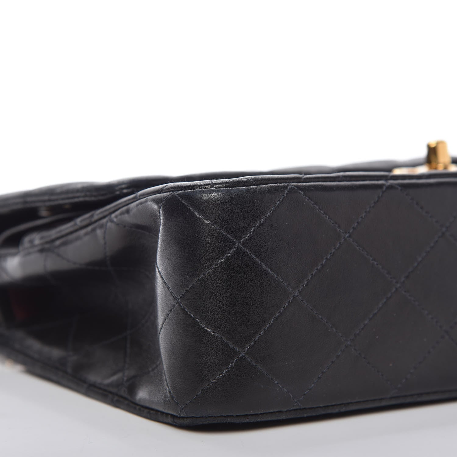 Chanel Lambskin Quilted Medium Double Flap Black 6 of 11