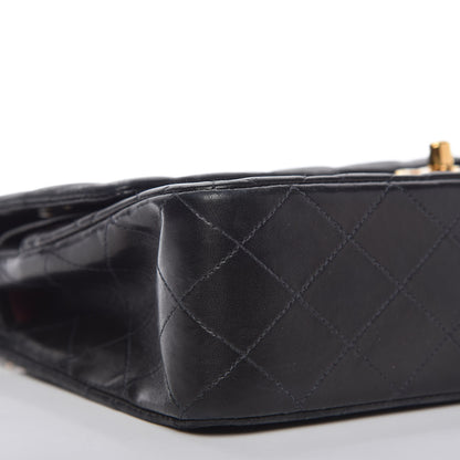 Chanel Lambskin Quilted Medium Double Flap Black 6 of 11
