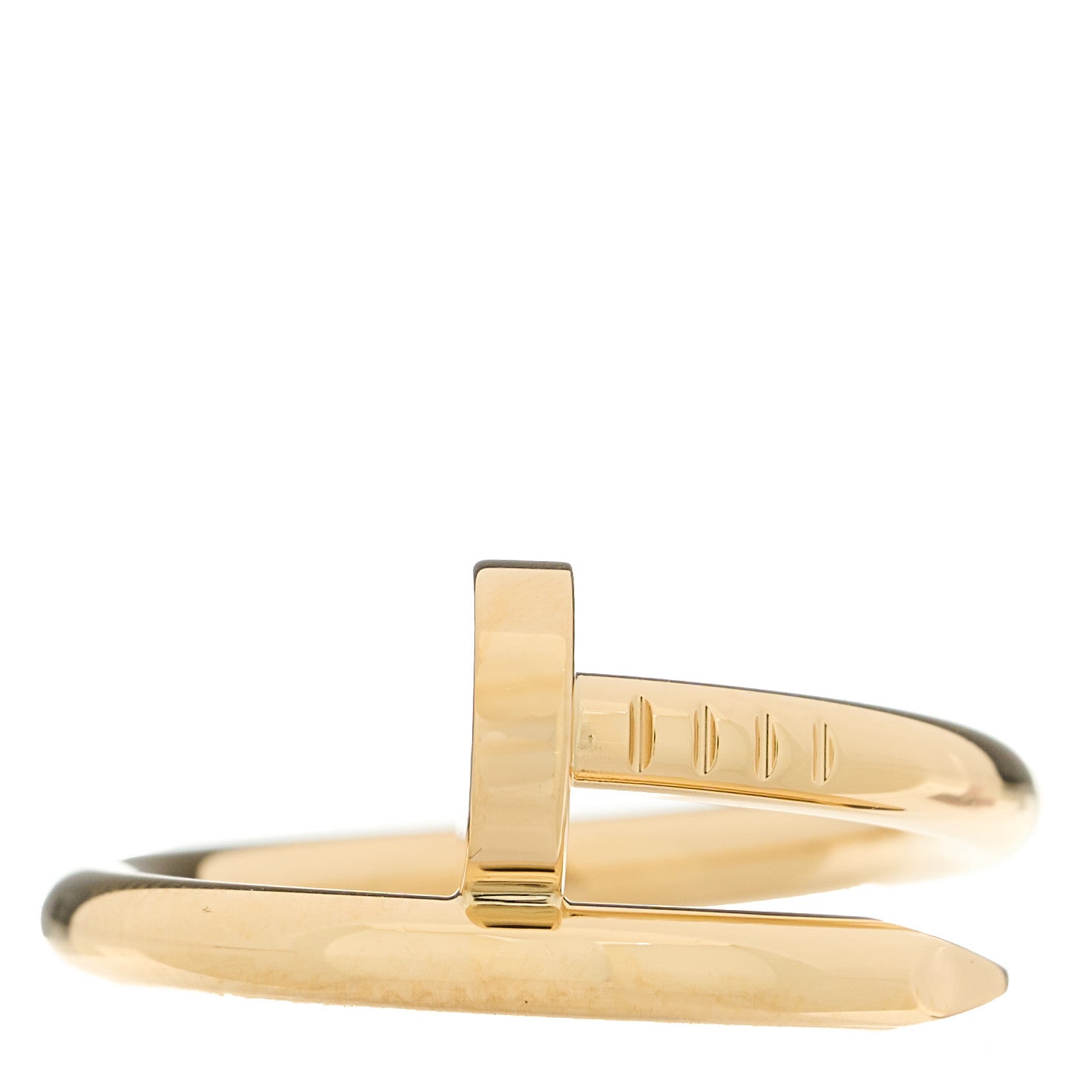 Cartier 18K Yellow Gold Juste Un Clou Ring 54 6.75 1 of 6