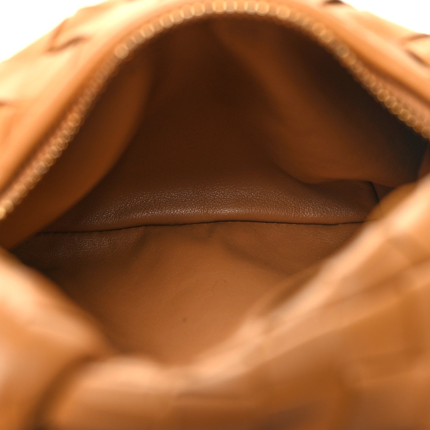 Nappa Intrecciato Mini Jodie Caramel
