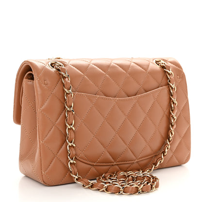 Chanel Lambskin Quilted Small Double Flap Brown 3 of 11