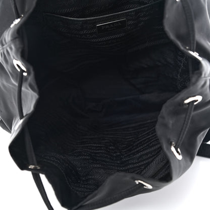Prada Tessuto Nylon Saffiano Medium Backpack Black 4 of 8