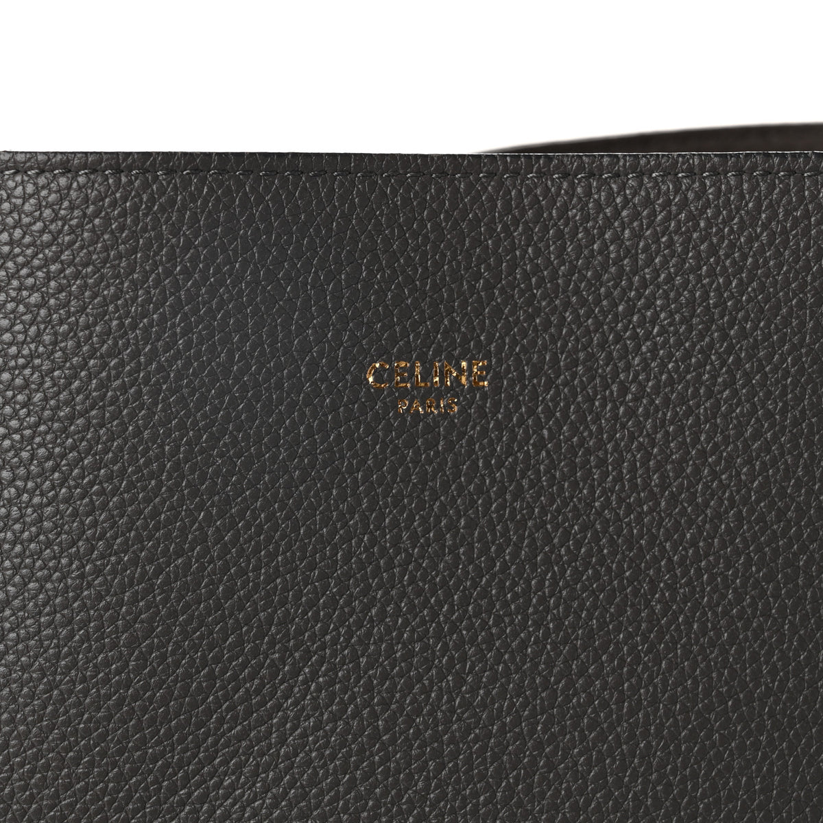 Soft Grained Calfskin Medium Belt Cabas Phantom Grey