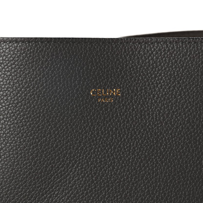 Celine Soft Grained Calfskin Medium Belt Cabas Phantom Grey 6 of 11