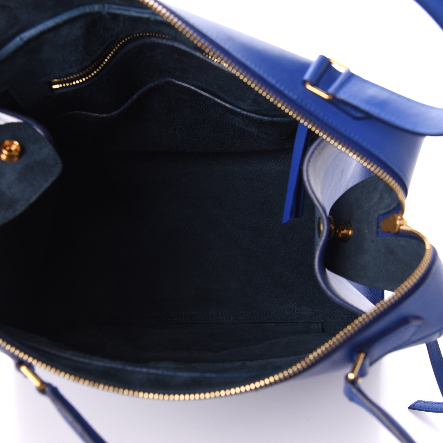 Celine Smooth Calfskin Medium Ring Bag Indigo 5 of 9