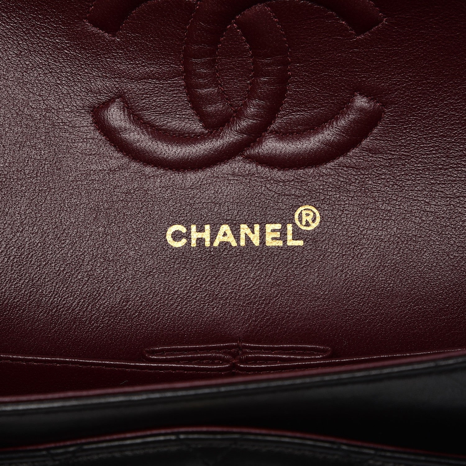 Chanel Lambskin Quilted Medium Double Flap Black 5 of 7