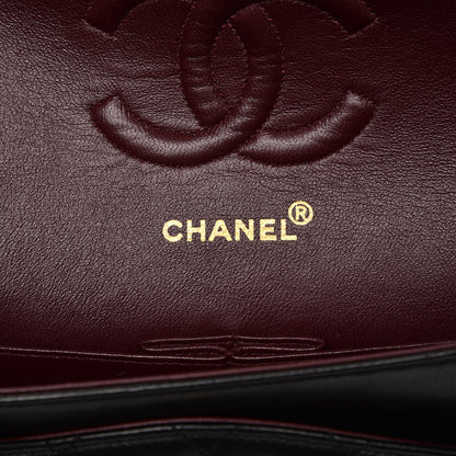 Chanel Lambskin Quilted Medium Double Flap Black 5 of 7
