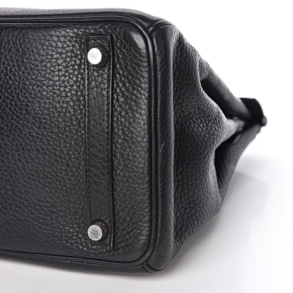 Hermes Taurillon Clemence Birkin 30 Black 20 of 20