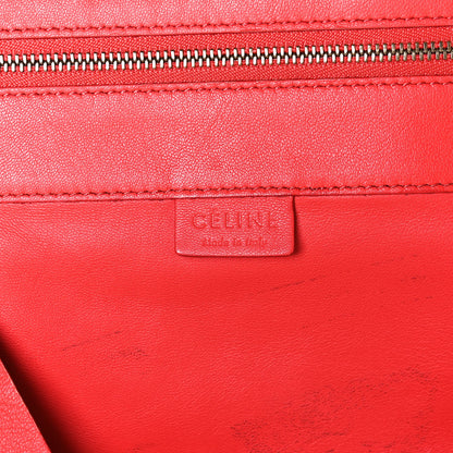 Celine Lambskin Horizontal Cabas Magenta 7 of 13