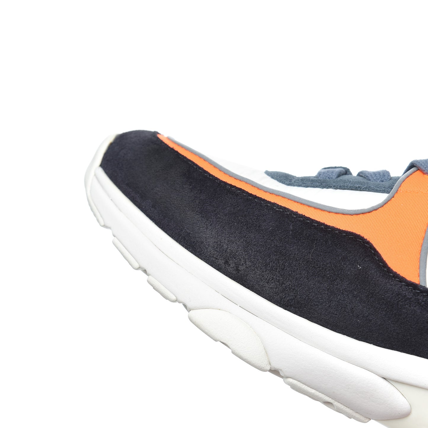 Nylon Calfskin Suede CC Womens Sneakers 41 Dark Navy White