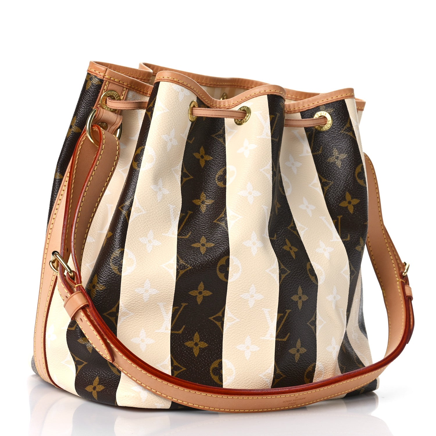 Louis Vuitton Monogram Rayures Petit Noe 3 of 9
