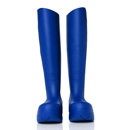 Bottega Veneta Rubber Puddle Rain Boots 41 Cobalt 2 of 6