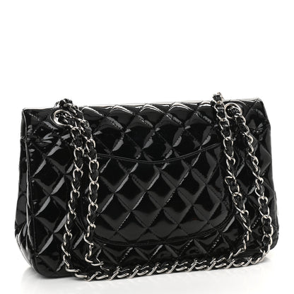 Chanel Patent Quilted Medium Double Flap Black 3 of 17