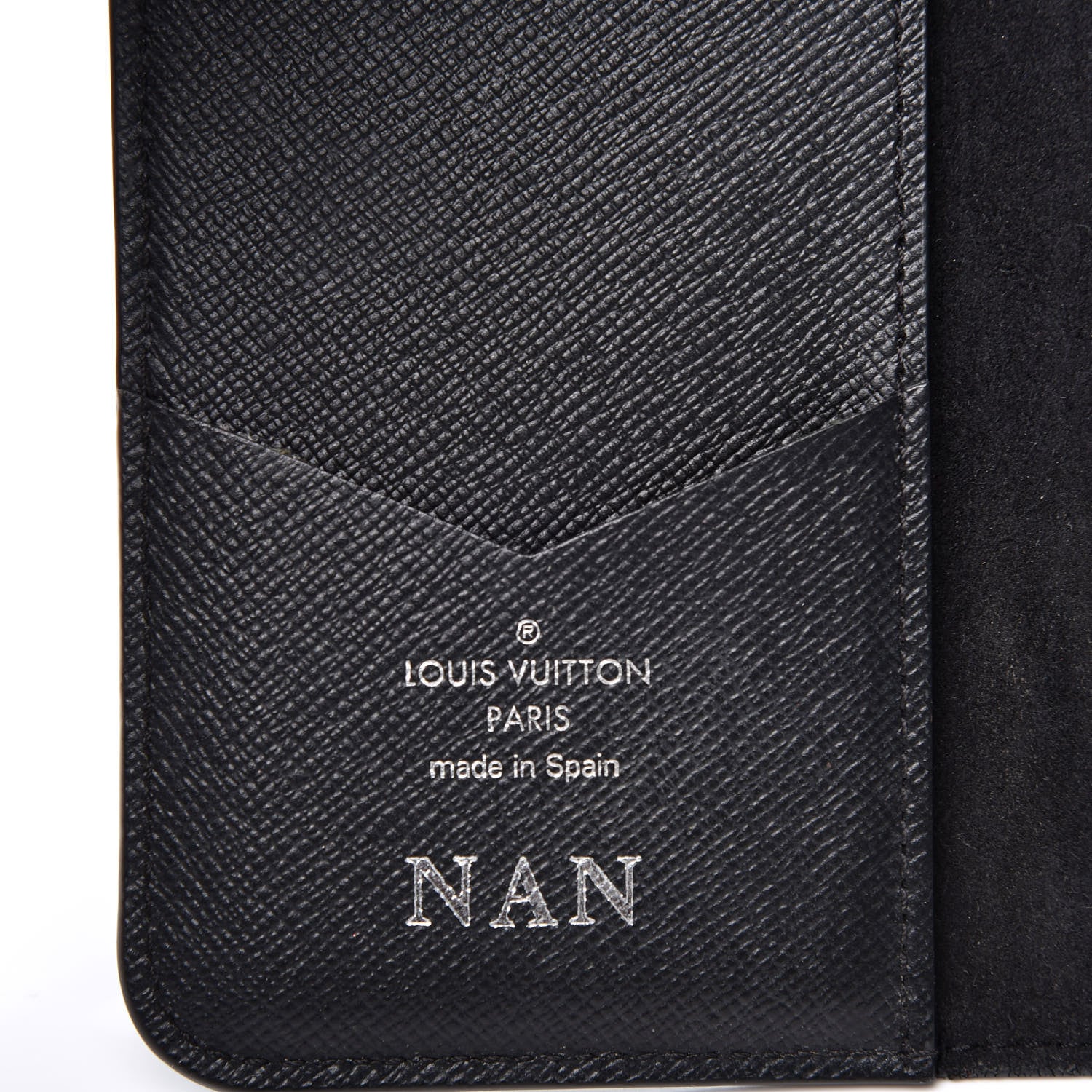 Louis Vuitton Epi LV Stories iPhone X/XS Folio Black 7 of 8