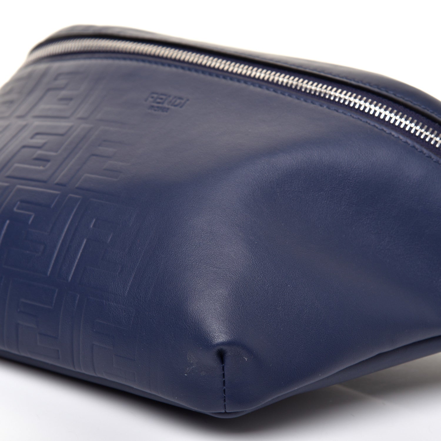 Fendi Vitello Grace FF Gradient Embossed Belt Bag Blueberry 7 of 12