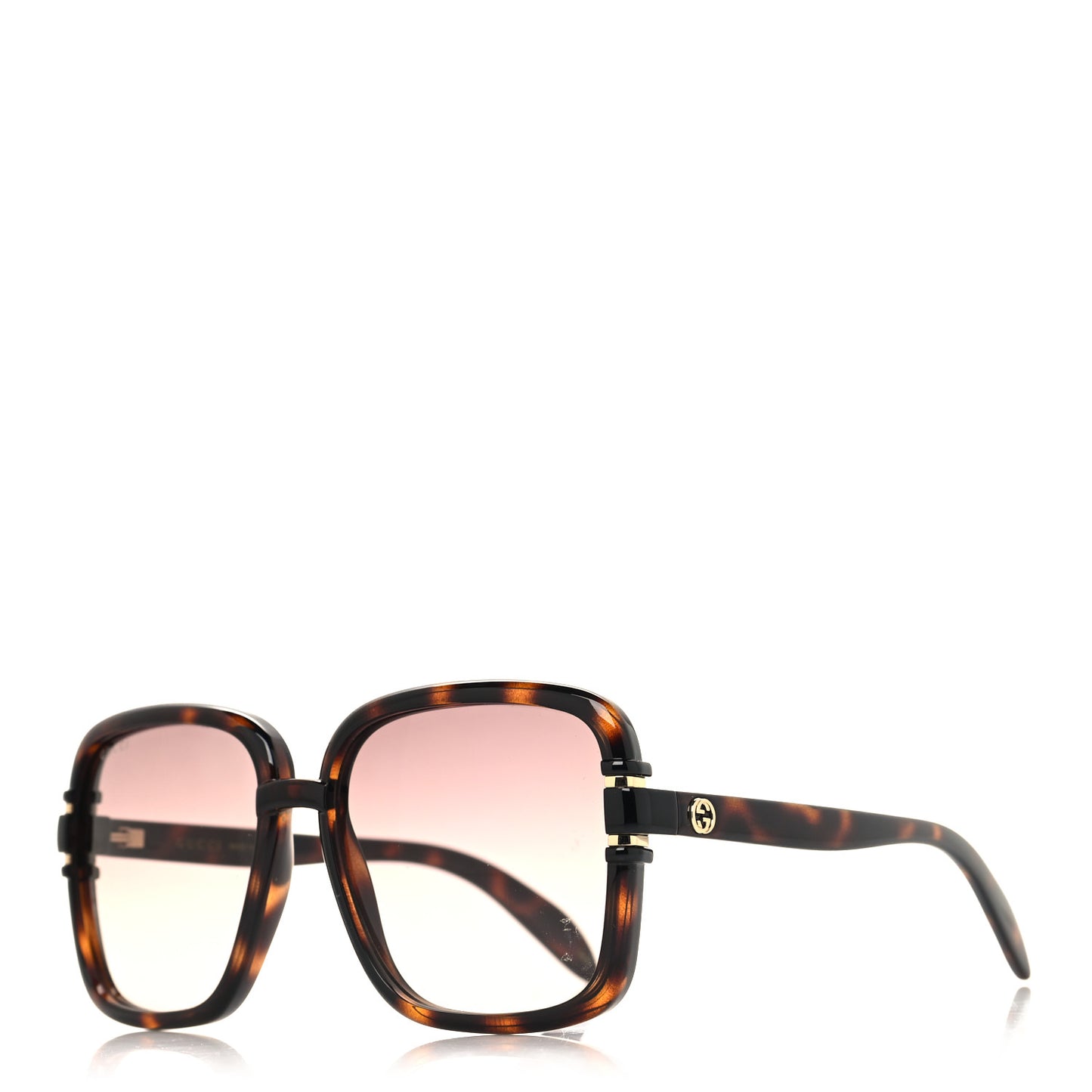 Acetate Interlocking G Square Sunglasses GG1066S Tortoise
