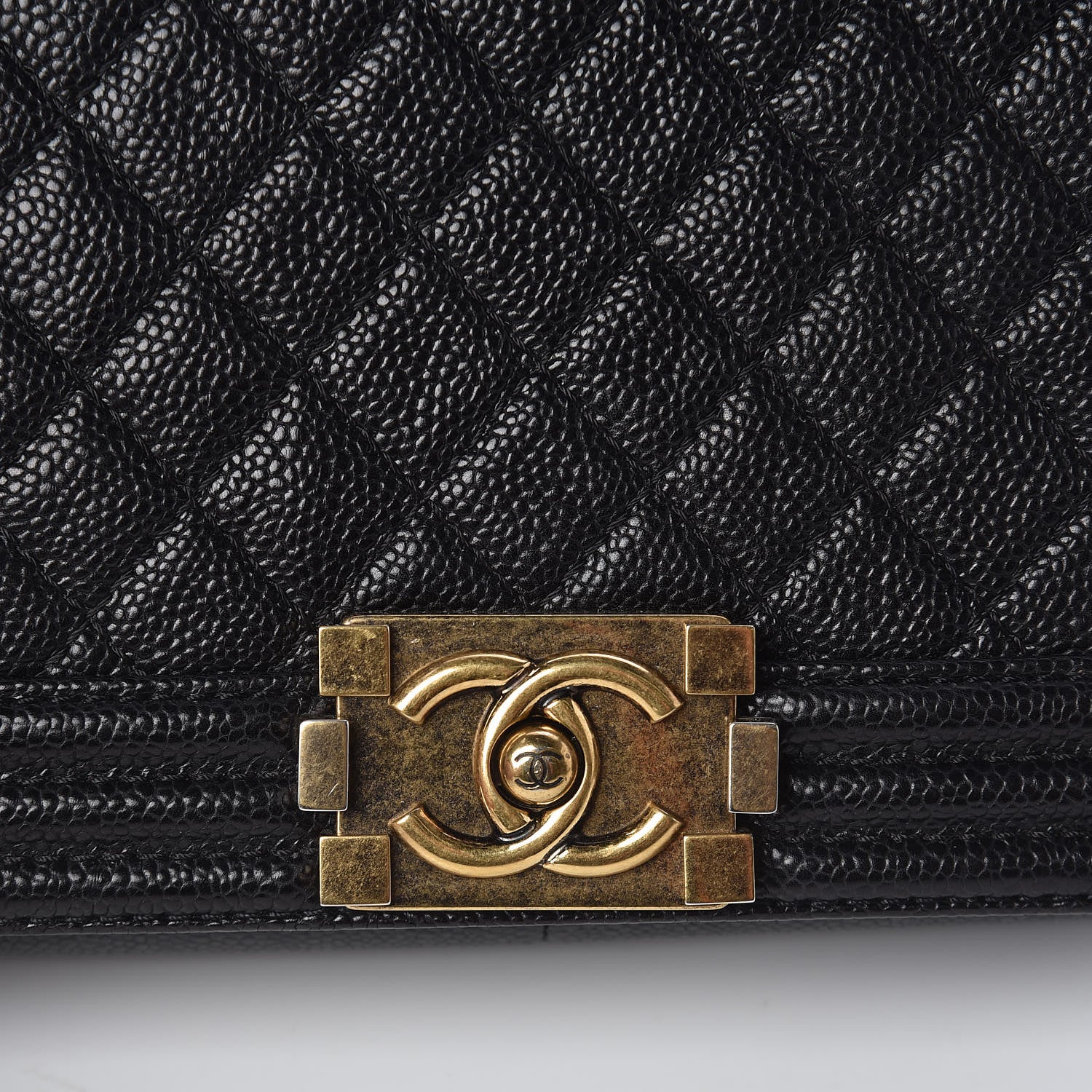 Chanel Caviar Quilted New Medium Boy Flap Black 13 of 13