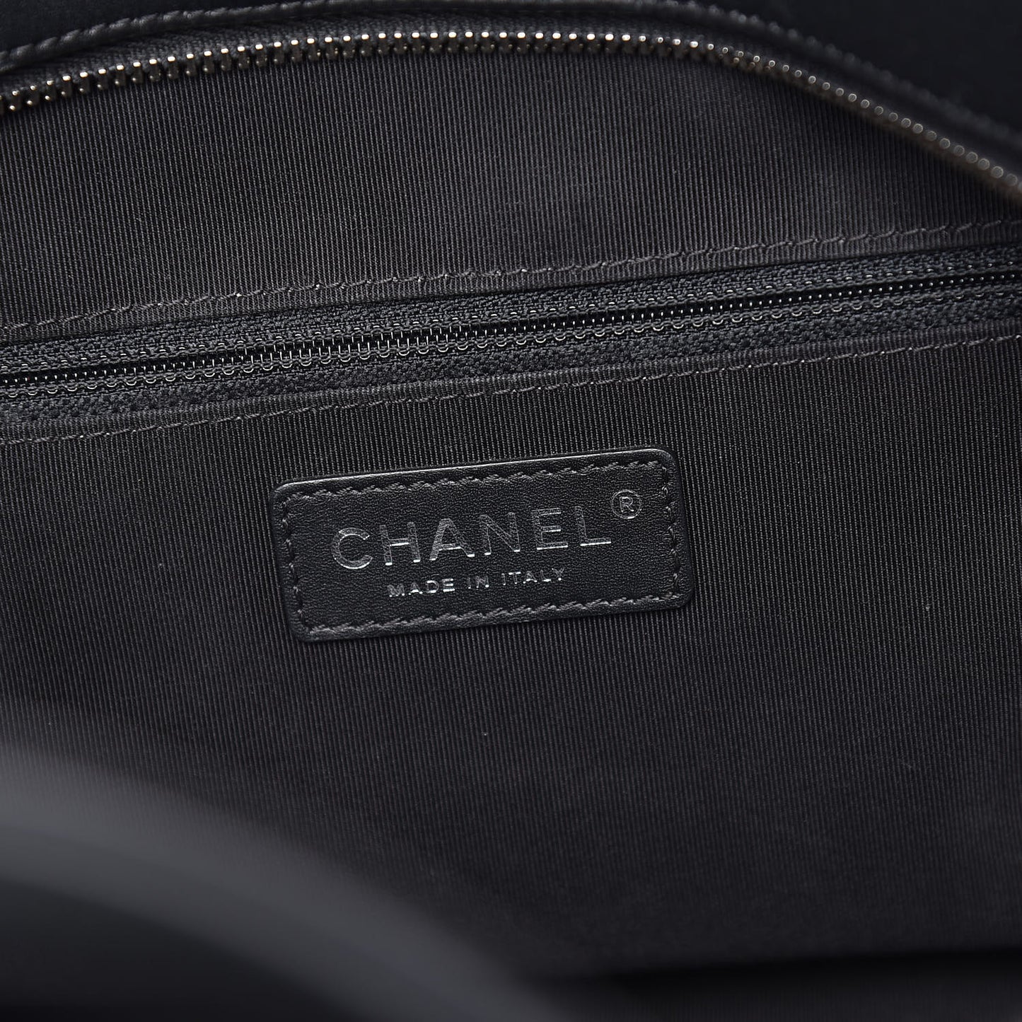 Calfskin Quilted Feather Weight Bowling Bag Black