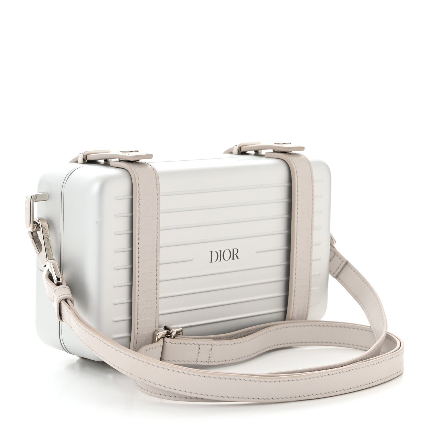 Christian Dior X RIMOWA Aluminum Personal Clutch On Strap Silver 3 of 14