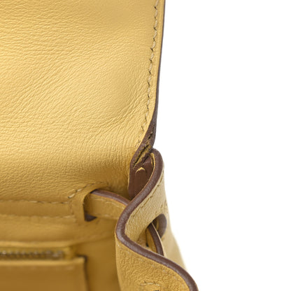 Hermes Swift Kelly Retourne 25 Jaune Poussin 17 of 17