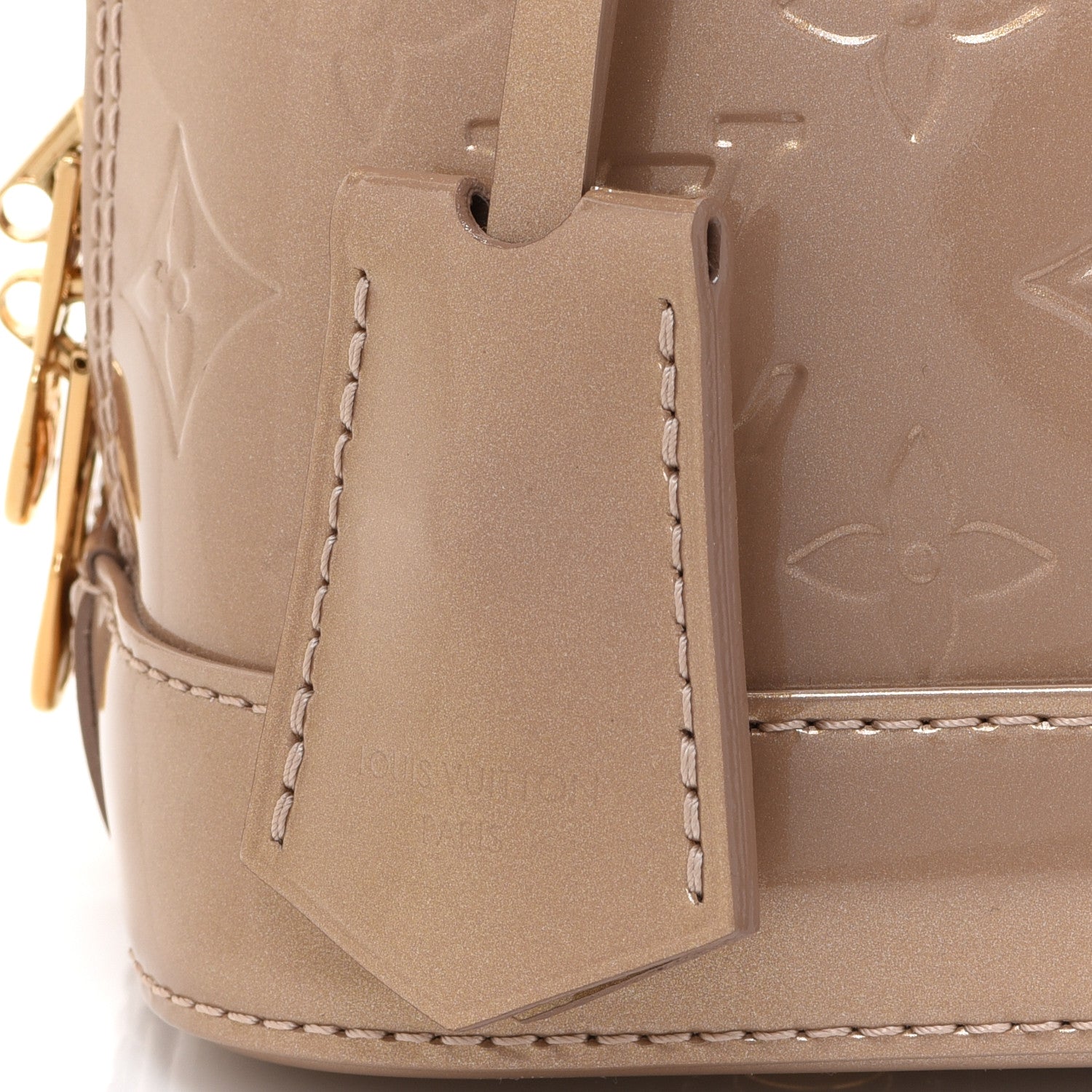 Louis Vuitton Vernis Alma BB Beige Poudre 6 of 9