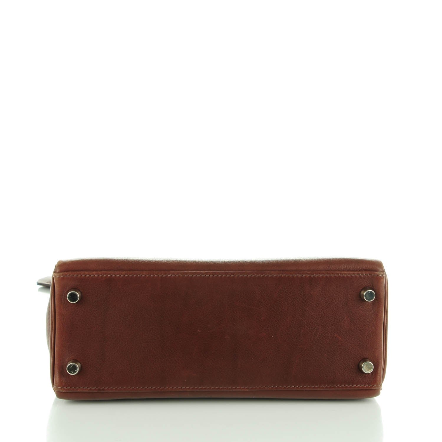 Hermes Veau Evergrain Kelly Retourne 25 Havane 6 of 23
