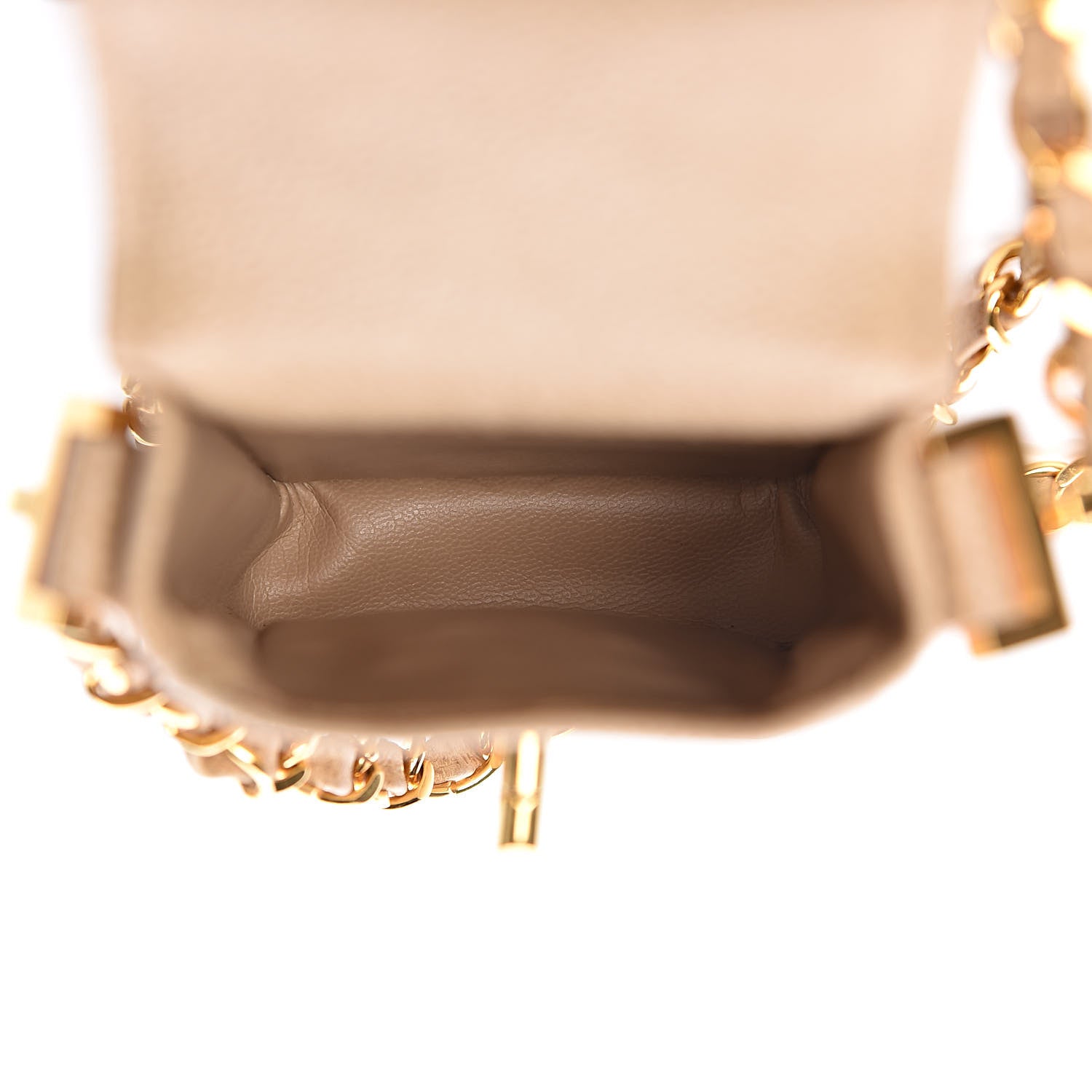 Chanel Caviar Phone Holder Crossbody Beige 5 of 11