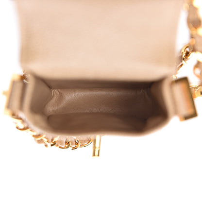 Chanel Caviar Phone Holder Crossbody Beige 5 of 11