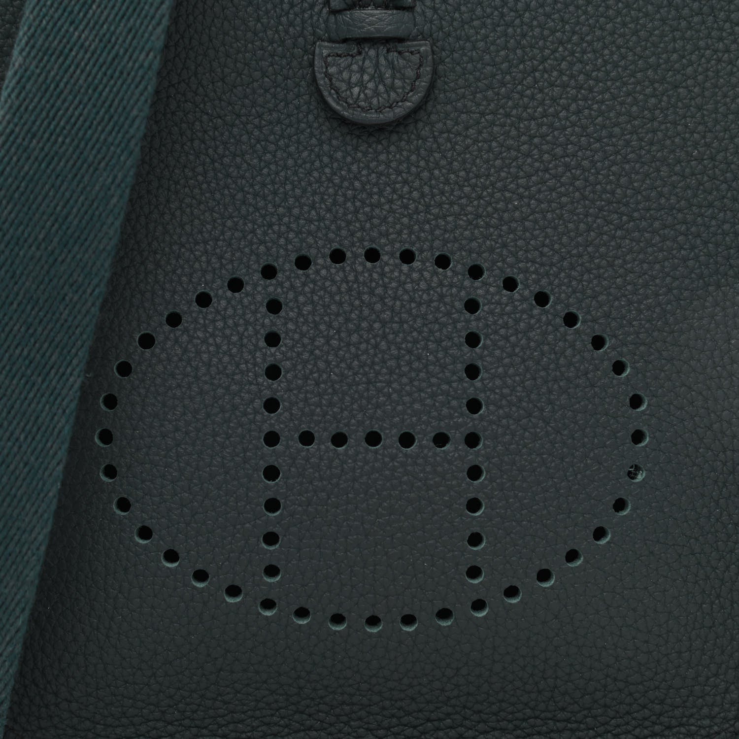 Hermes Taurillon Clemence Evelyne TPM Vert Cypress 7 of 10