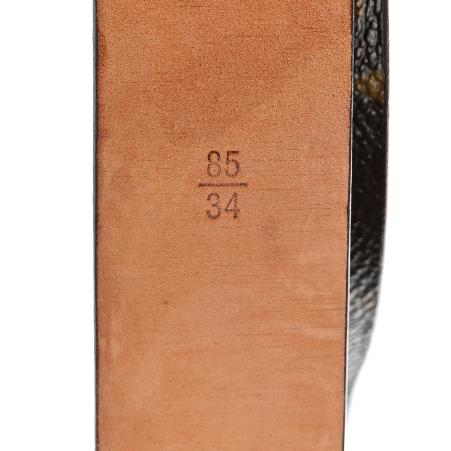 Louis Vuitton Monogram Ceinture Belt Gold Buckle 85 34 4 of 8