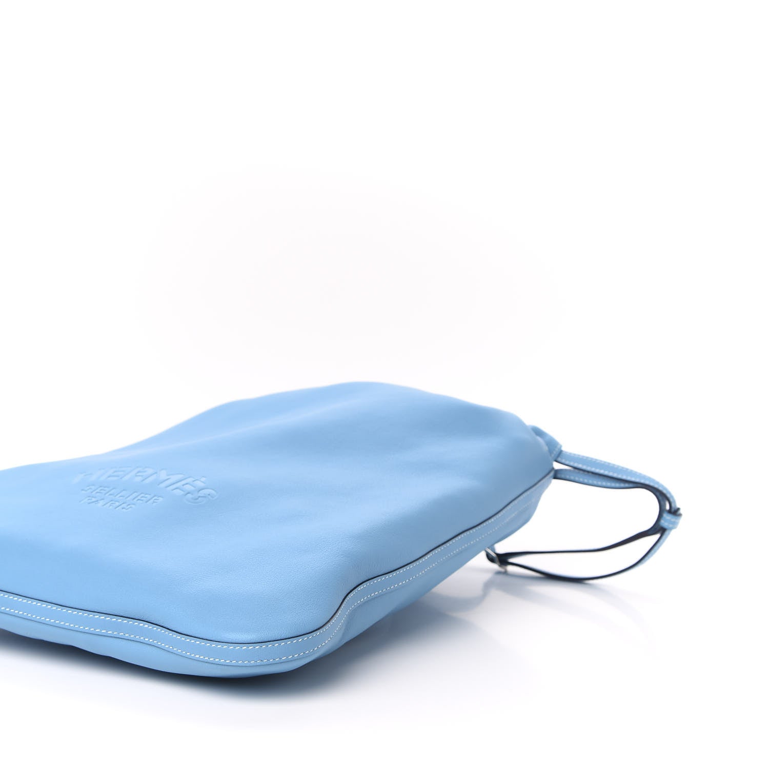 Hermes Cheri Calfskin Bridado Backpack Bleu Du Nord 6 of 10